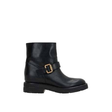 Coddington Smooth Leather Ankle Boots-CHLOÉ-JOHN JULIA