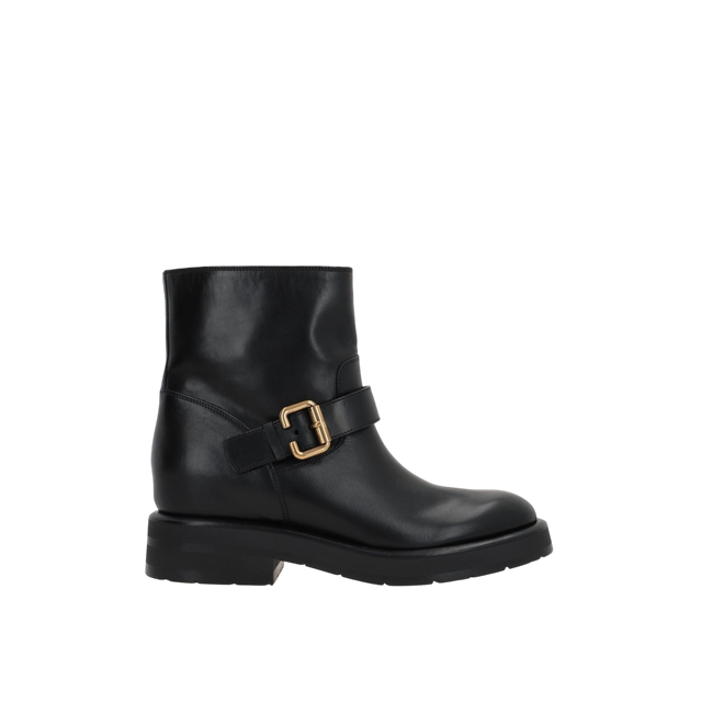 Coddington Smooth Leather Ankle Boots-CHLOÉ-JOHN JULIA