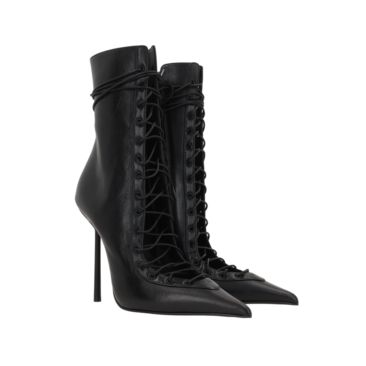 Colette Smooth Leather Ankle Boots-LE SILLA-JOHN JULIA