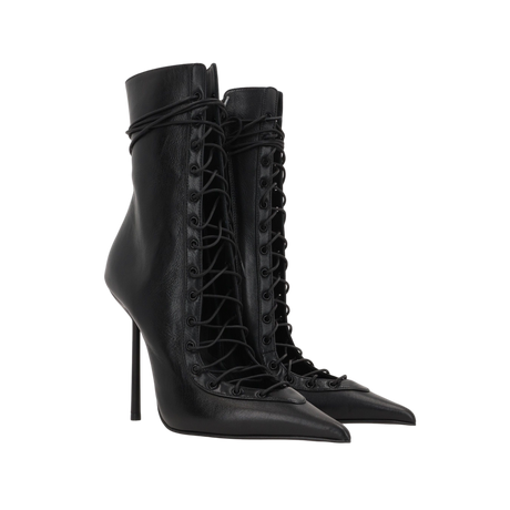 Colette Smooth Leather Ankle Boots-LE SILLA-JOHN JULIA