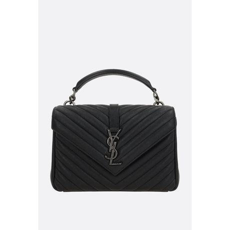 Collége Medium Quilted Nappa Crossbody Bag-SAINT LAURENT-JOHN JULIA