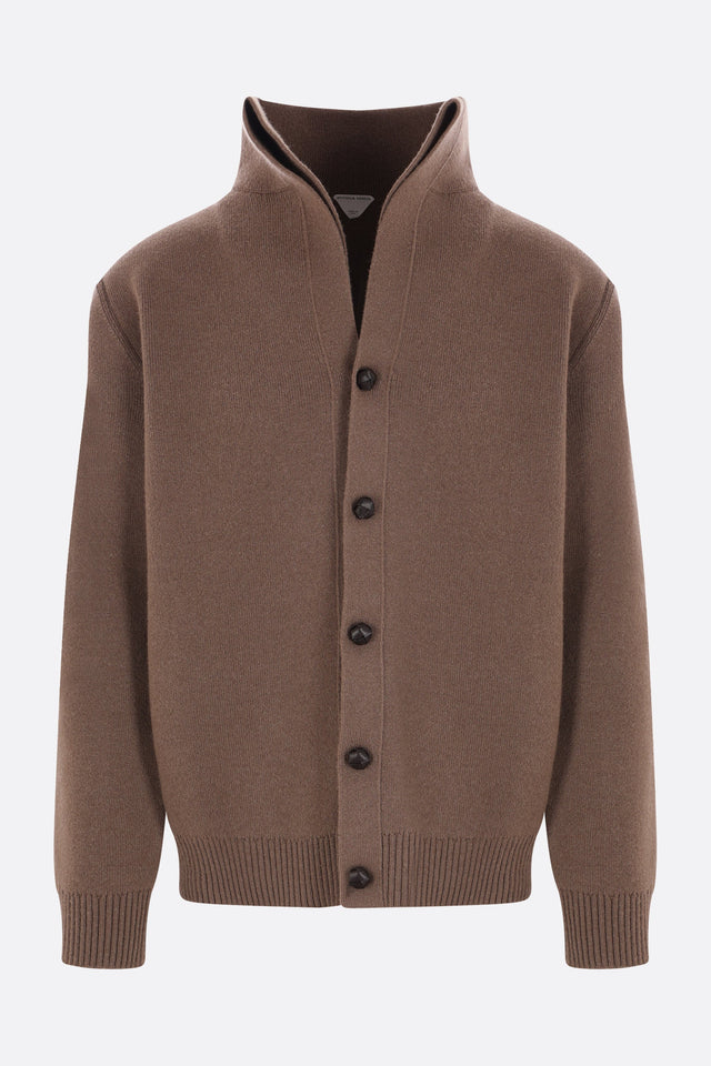 Compact Wool Cardigan-BOTTEGA VENETA-JOHN JULIA