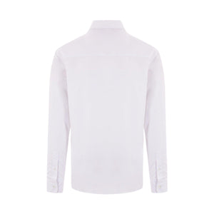 Contour Fox Head Patch Poplin Shirt-MAISON KITSUNÉ-JOHN JULIA