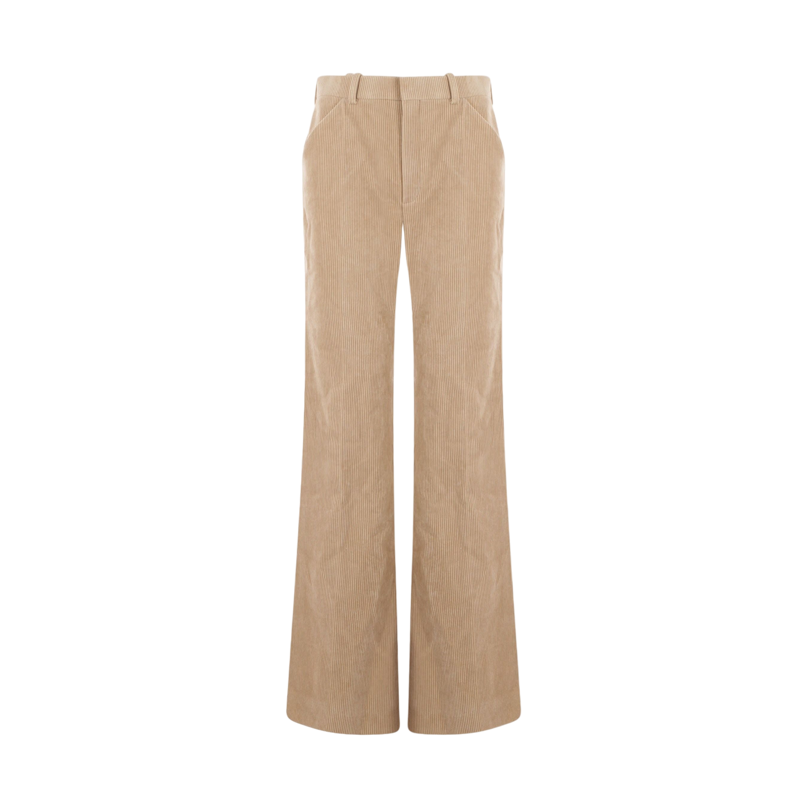 Corduroy Flared Pants-CHLOÉ-JOHN JULIA