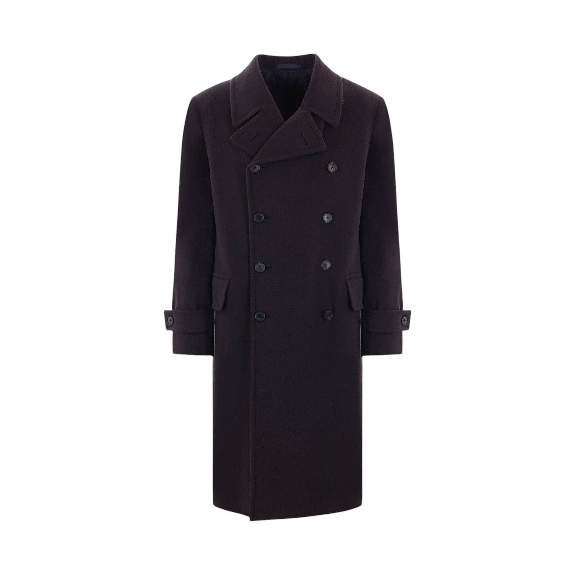 Corsaro Double-breasted Wool and Cashmere Coat-CARUSO-JOHN JULIA