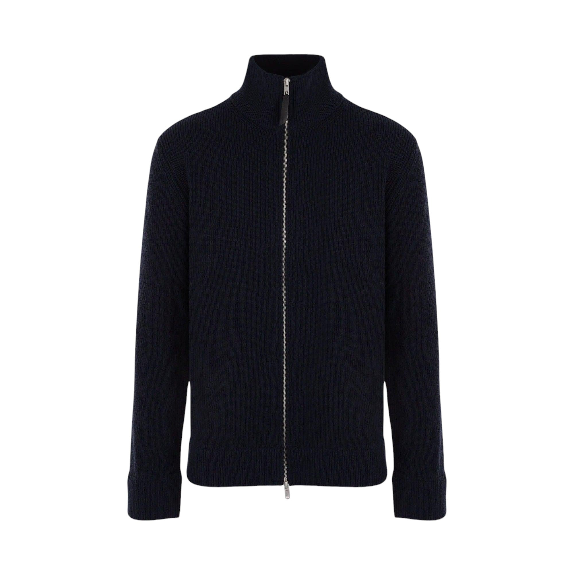 Cotton and Wool Full-zip Cardigan-MAISON MARGIELA-JOHN JULIA