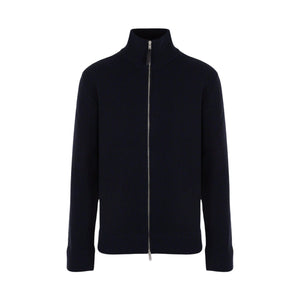 Cotton and Wool Full-zip Cardigan-MAISON MARGIELA-JOHN JULIA