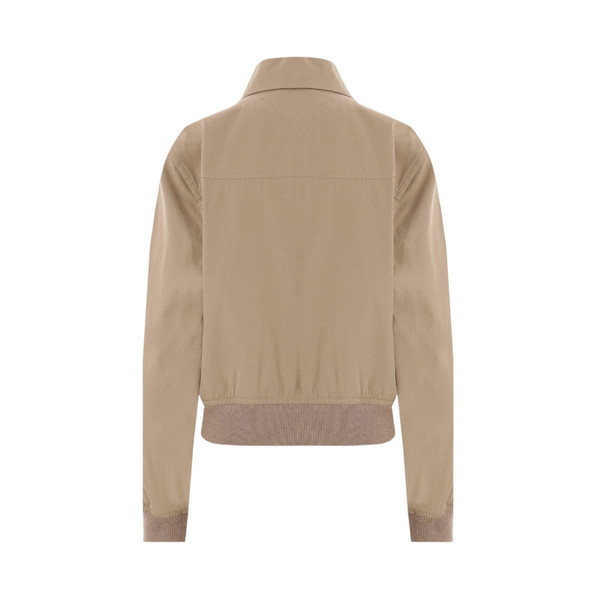 Cotton Blend Blouson Jacket-BOTTEGA VENETA-JOHN JULIA