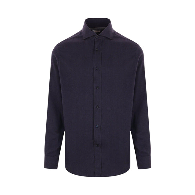 Cotton Blend Shirt-BRUNELLO CUCINELLI-JOHN JULIA