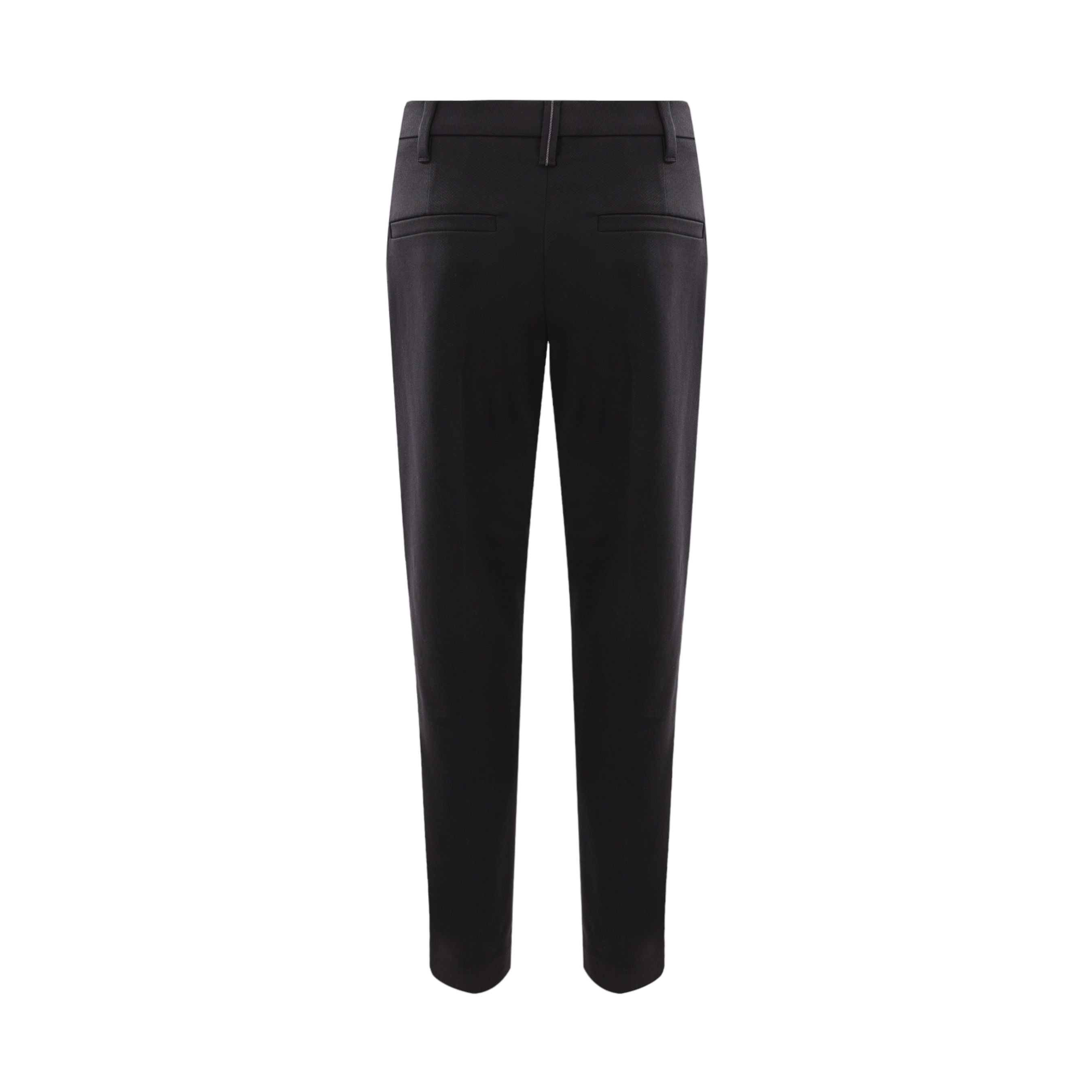 Cotton Cigarette Trousers-BRUNELLO CUCINELLI-JOHN JULIA