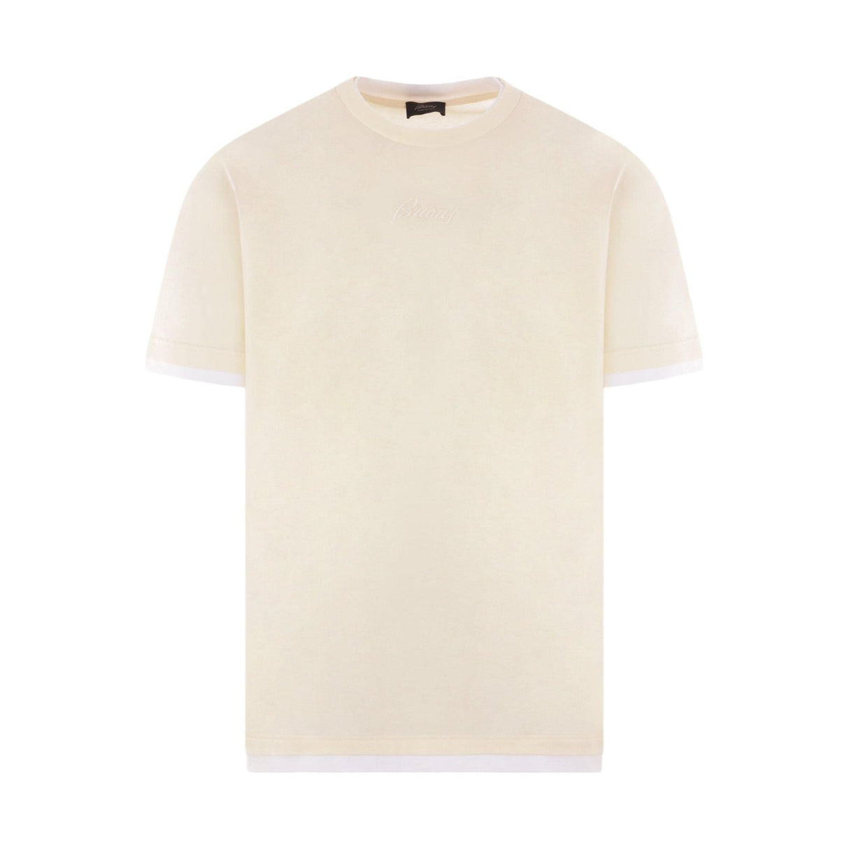 Cotton Crewneck T-shirt-BRIONI-JOHN JULIA