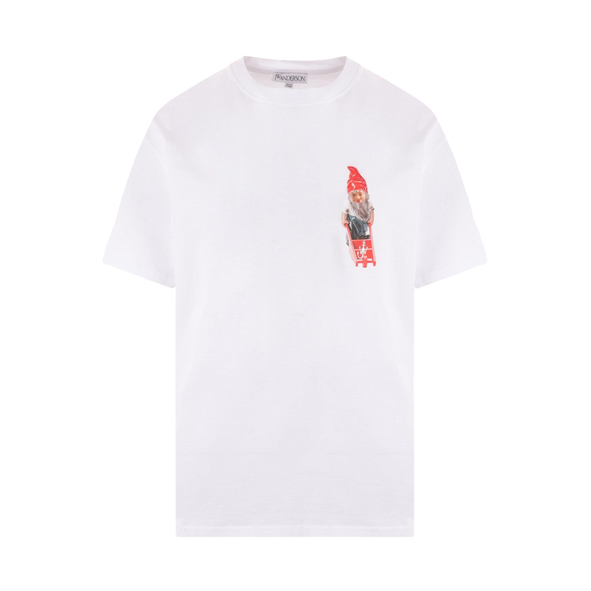 Cotton Gnome Print T-shirt-JW ANDERSON-JOHN JULIA