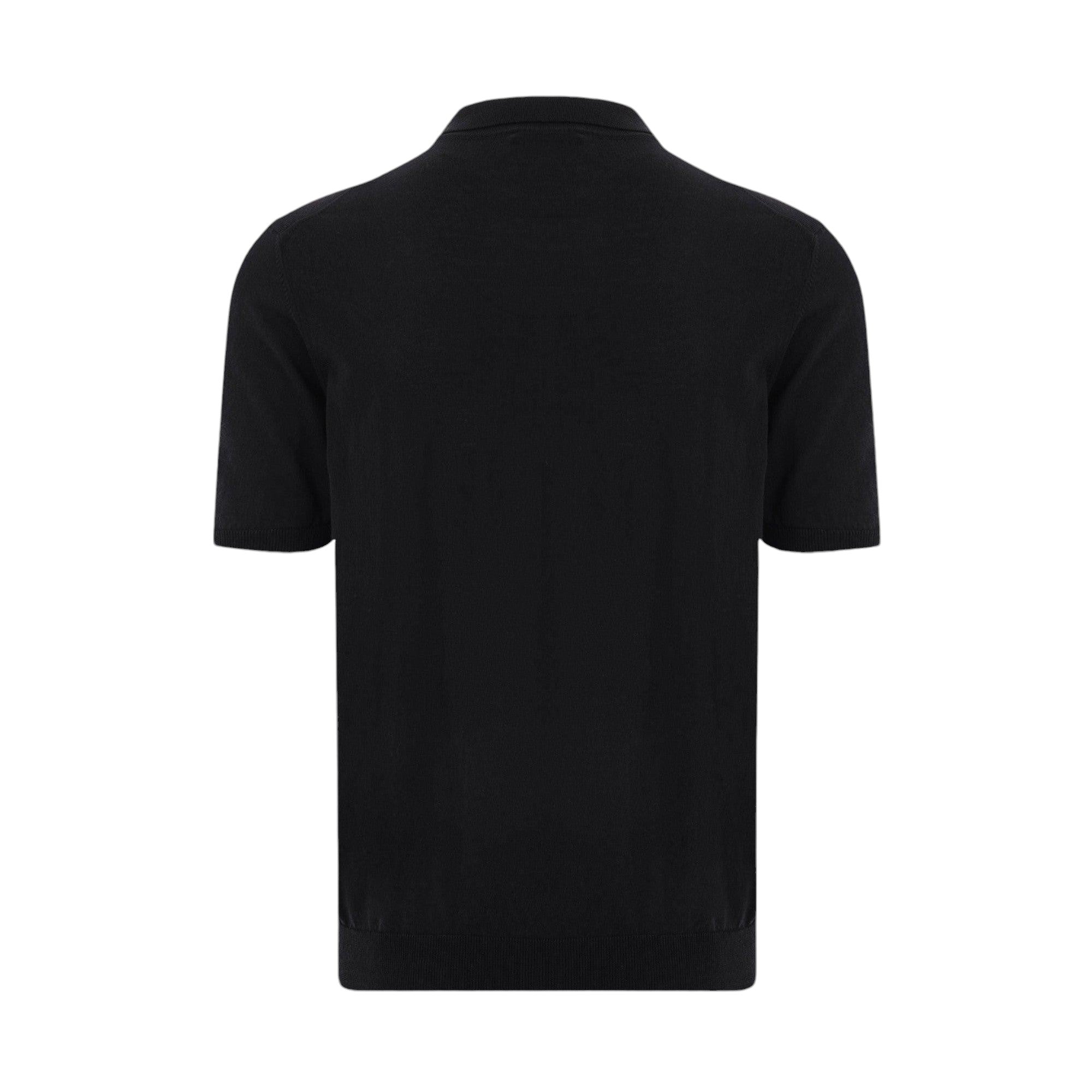 Cotton Knit Polo Shirt-ROBERTO COLLINA-JOHN JULIA