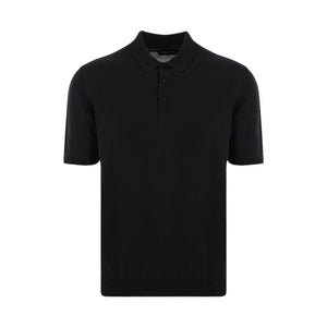 Cotton Knit Polo Shirt-ROBERTO COLLINA-JOHN JULIA