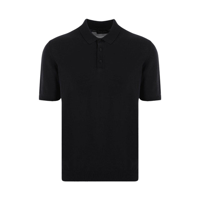 Cotton Knit Polo Shirt-ROBERTO COLLINA-JOHN JULIA