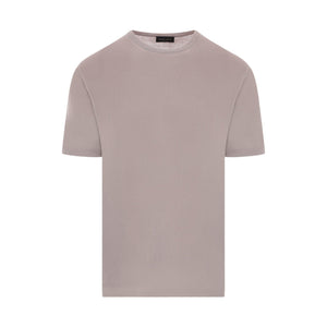 Cotton Knit T-shirt-ROBERTO COLLINA-JOHN JULIA