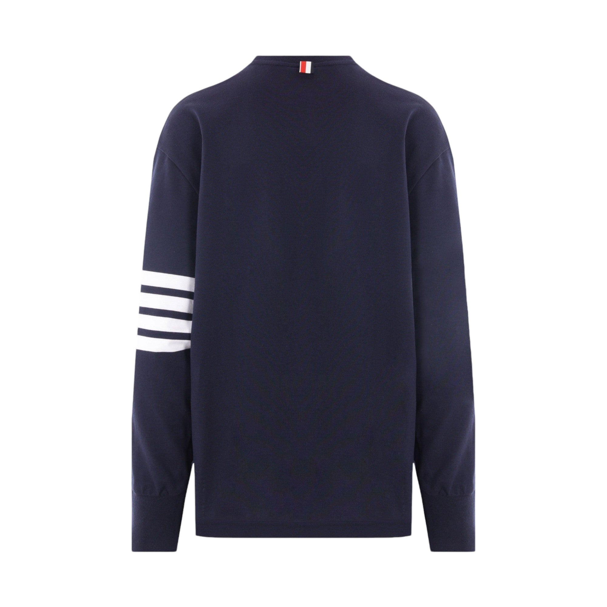 Cotton Long-sleeved T-shirt-THOM BROWNE-JOHN JULIA