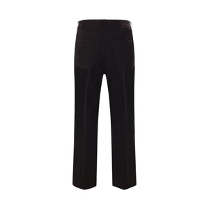 Cotton Moleskine Trousers-FERRAGAMO-JOHN JULIA