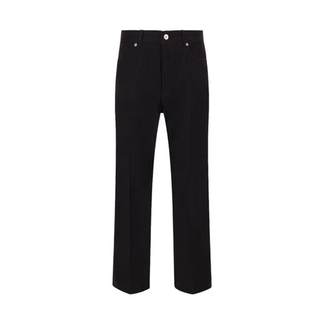 Cotton Moleskine Trousers-FERRAGAMO-JOHN JULIA