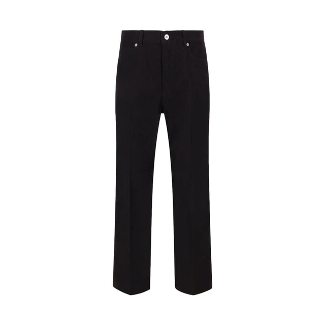 Cotton Moleskine Trousers-FERRAGAMO-JOHN JULIA