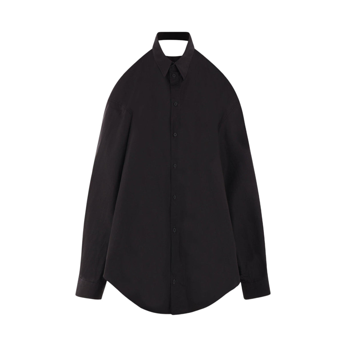 Cotton Poplin Shirt Dress-BALENCIAGA-JOHN JULIA