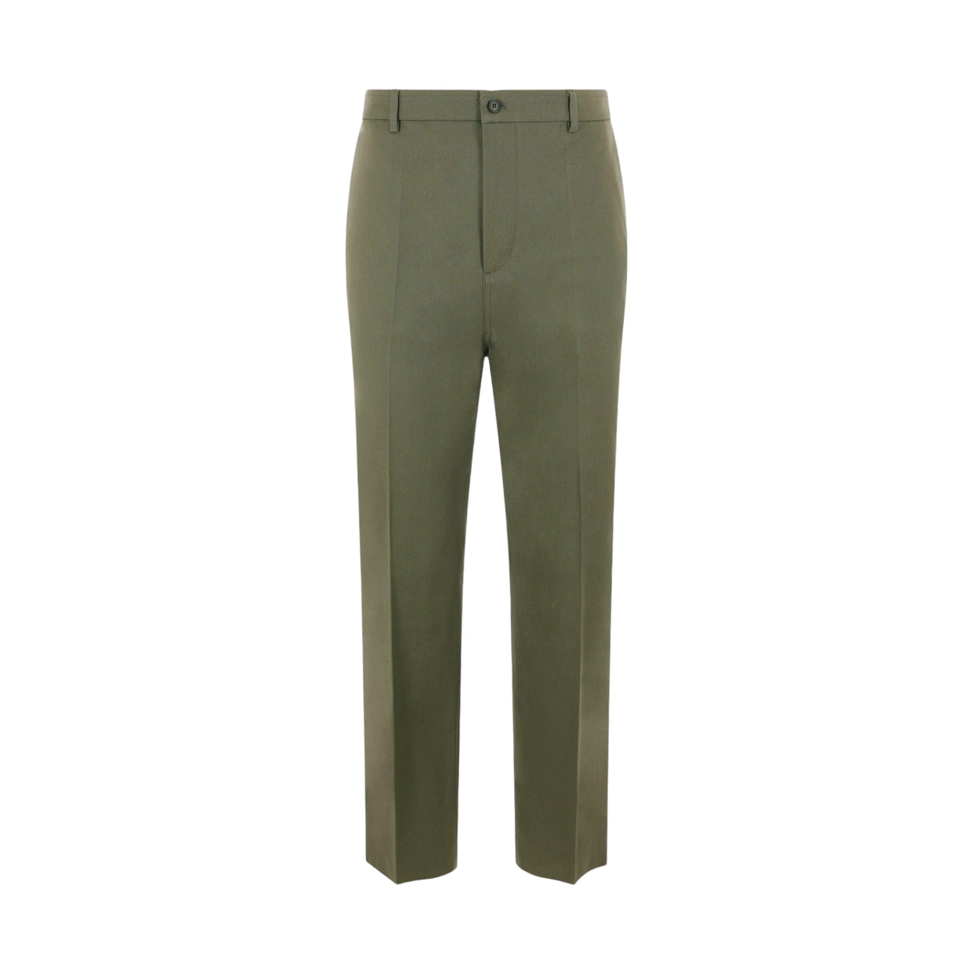 Cotton Straight-leg Trousers-VALENTINO GARAVANI-JOHN JULIA