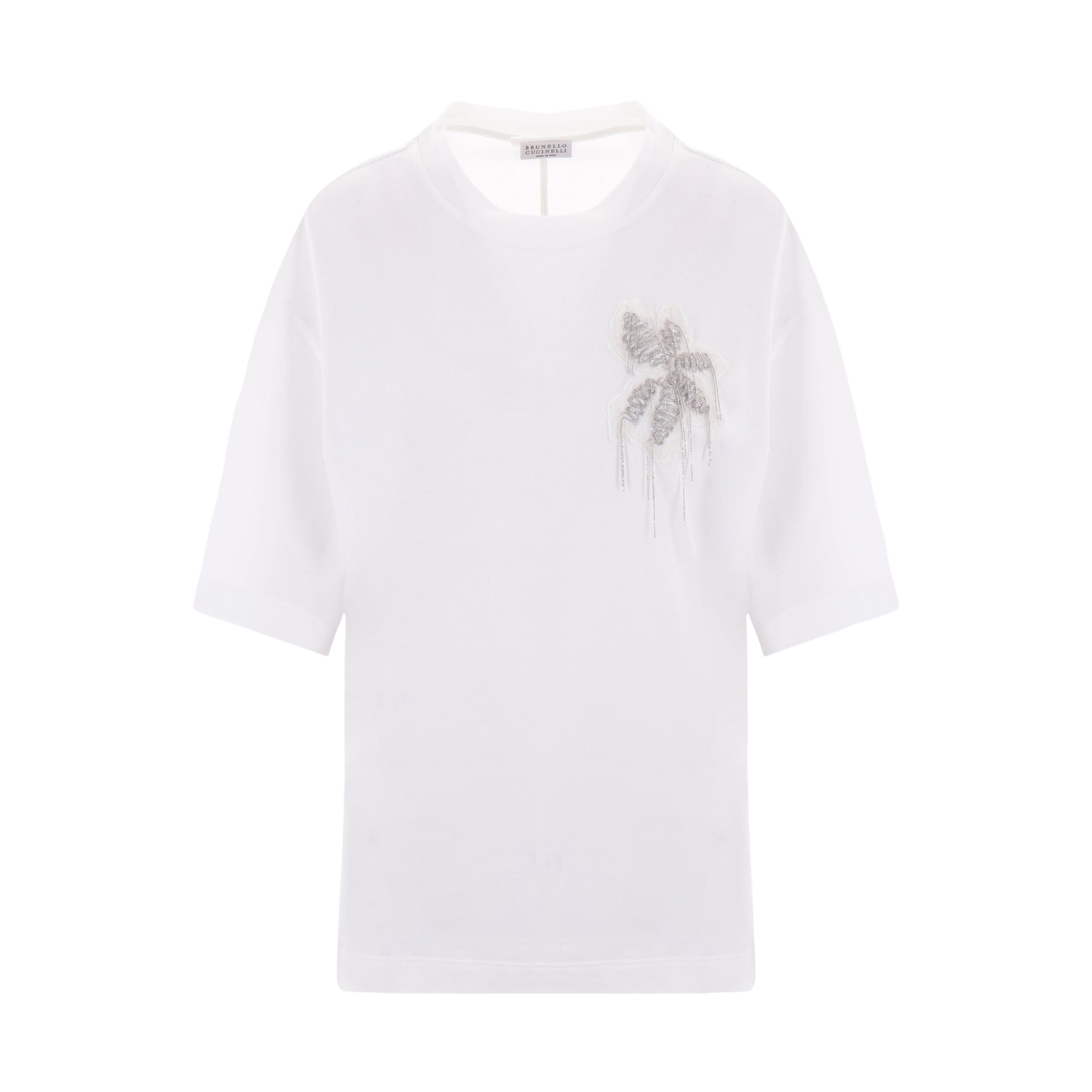 Cotton T-shirt-BRUNELLO CUCINELLI-JOHN JULIA