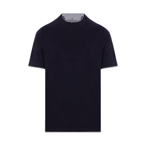 Cotton T-shirt-BRUNELLO CUCINELLI-JOHN JULIA