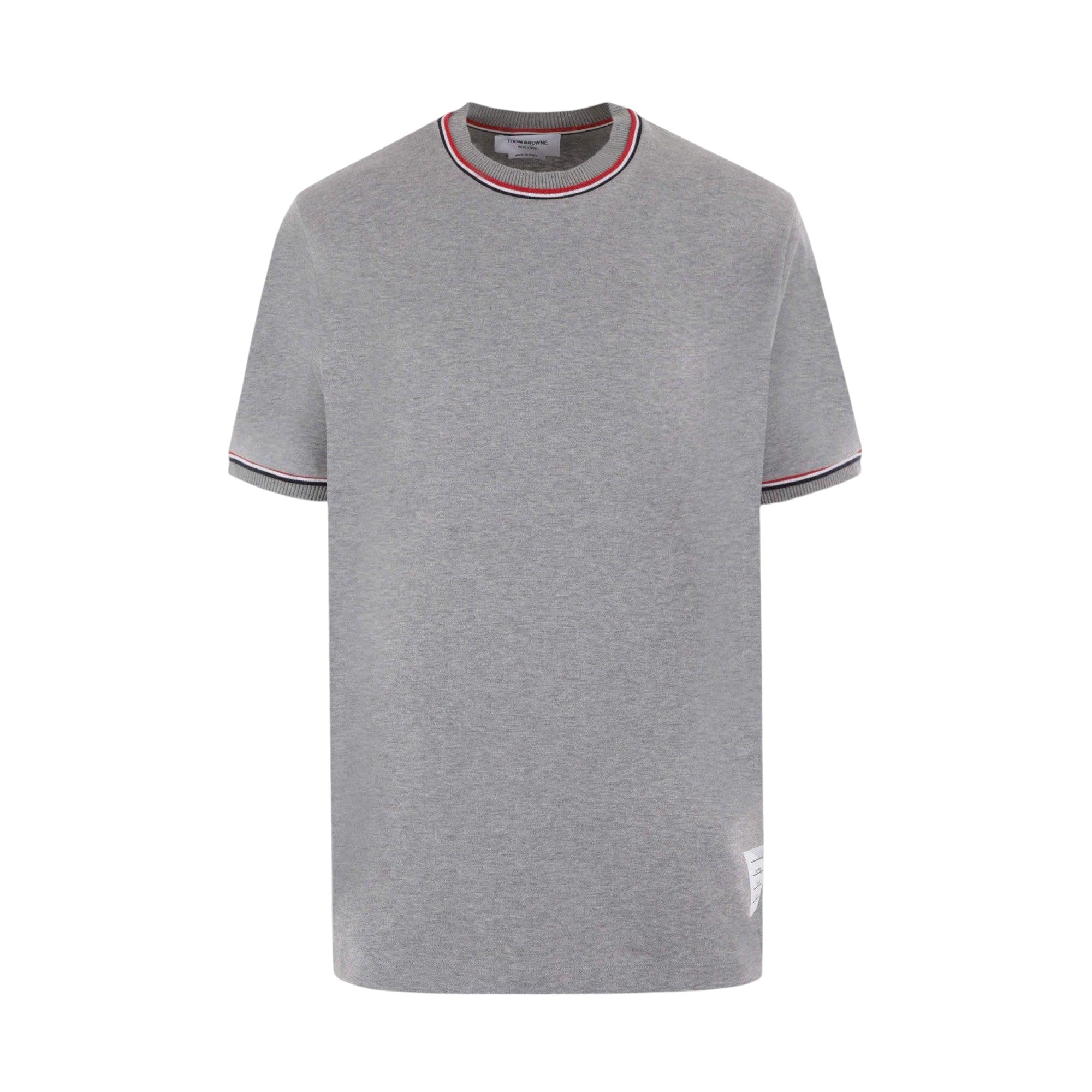 Cotton T-shirt-THOM BROWNE-JOHN JULIA