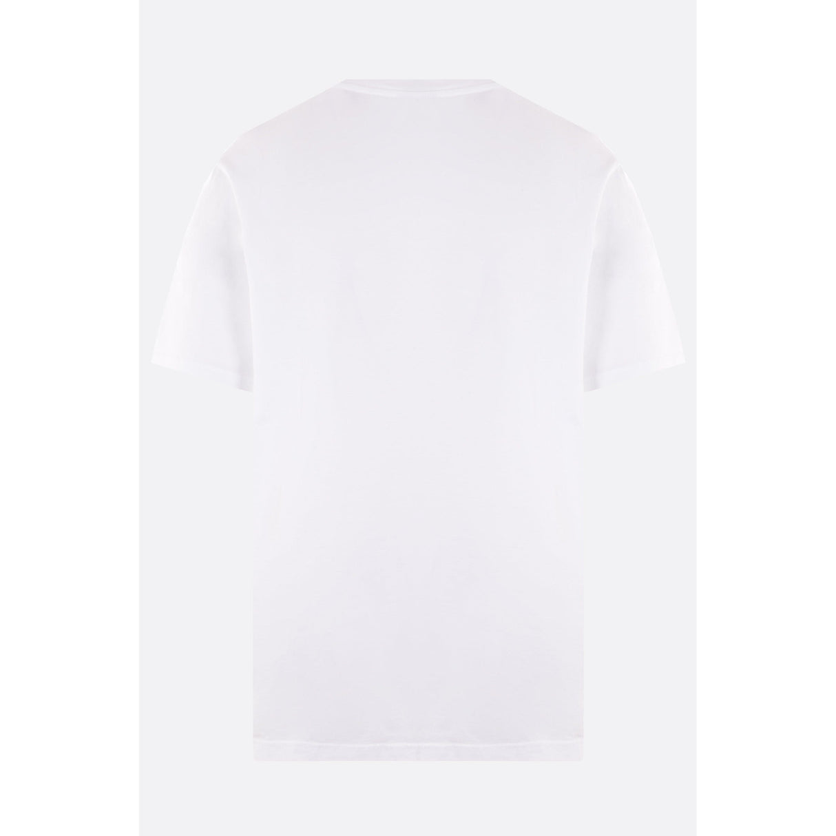 Cotton T-shirt With Logo Patch-MAISON KITSUNÉ-JOHN JULIA