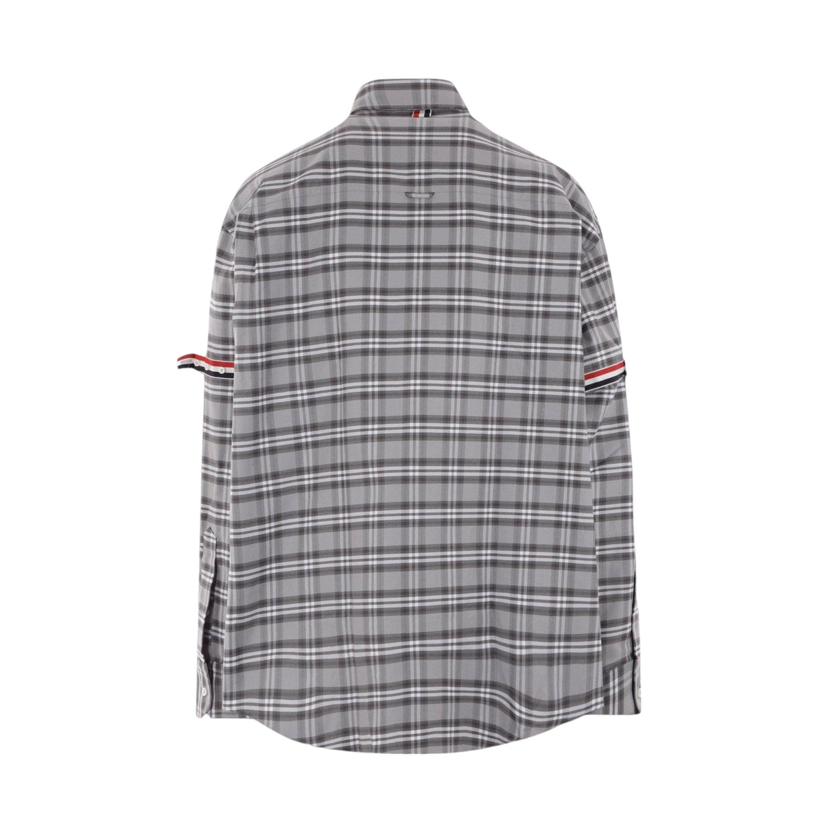 Cotton Twill Oversized Shirt-THOM BROWNE-JOHN JULIA