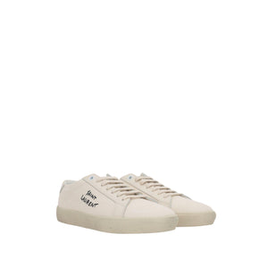 Court Classic Canvas Sneakers-SAINT LAURENT-JOHN JULIA