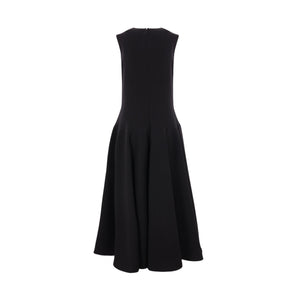 Couture Crepe Sleeveless Dress-VALENTINO GARAVANI-JOHN JULIA