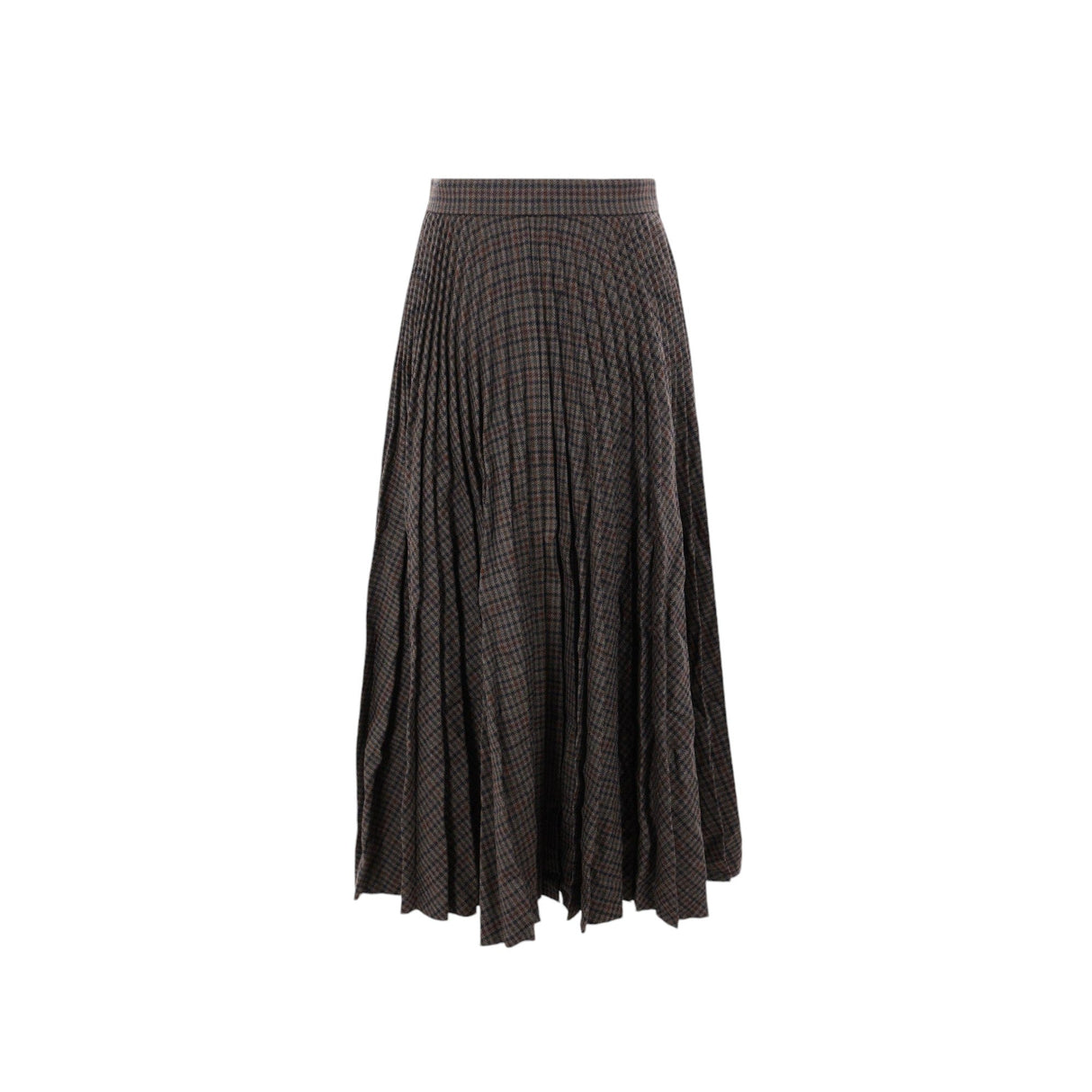 Creased Wool Pleated Skirt-BALENCIAGA-JOHN JULIA