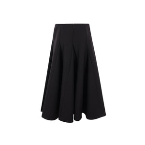 Crepe Couture Circle Skirt-VALENTINO GARAVANI-JOHN JULIA