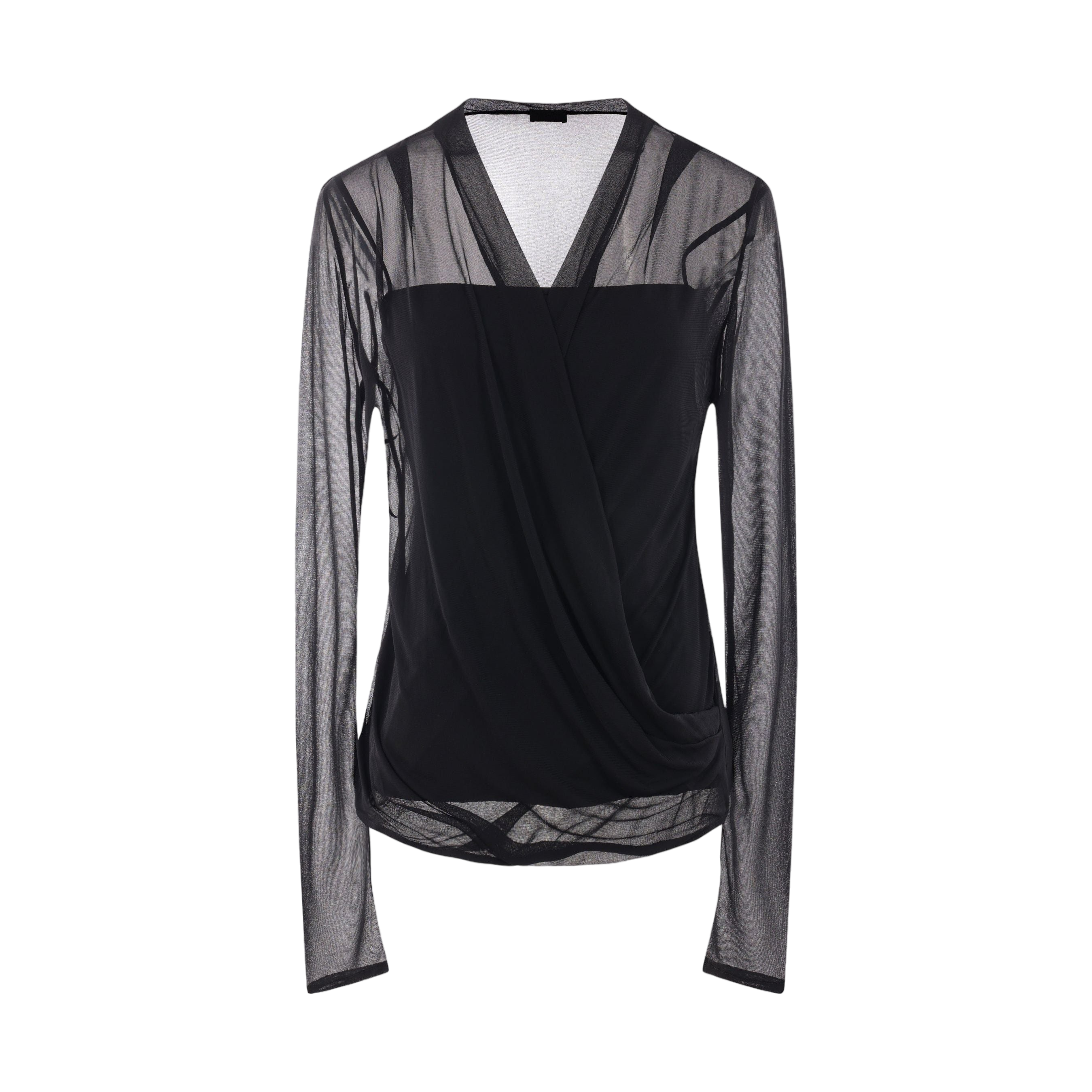 Crepe De Chine and Jersey Double-layered Top-GIVENCHY-JOHN JULIA