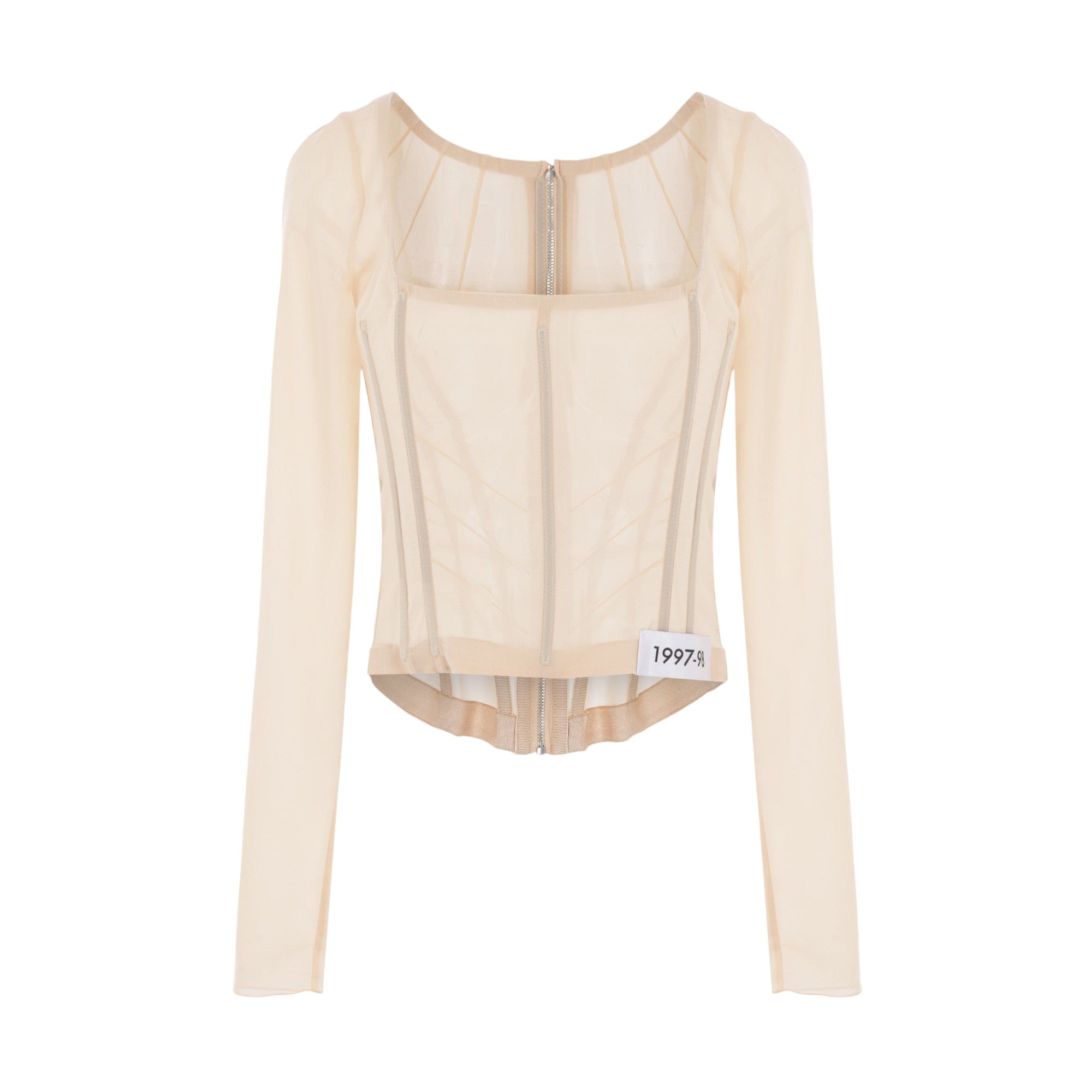 Crepe De Chine Cropped Top-DOLCE & GABBANA-JOHN JULIA