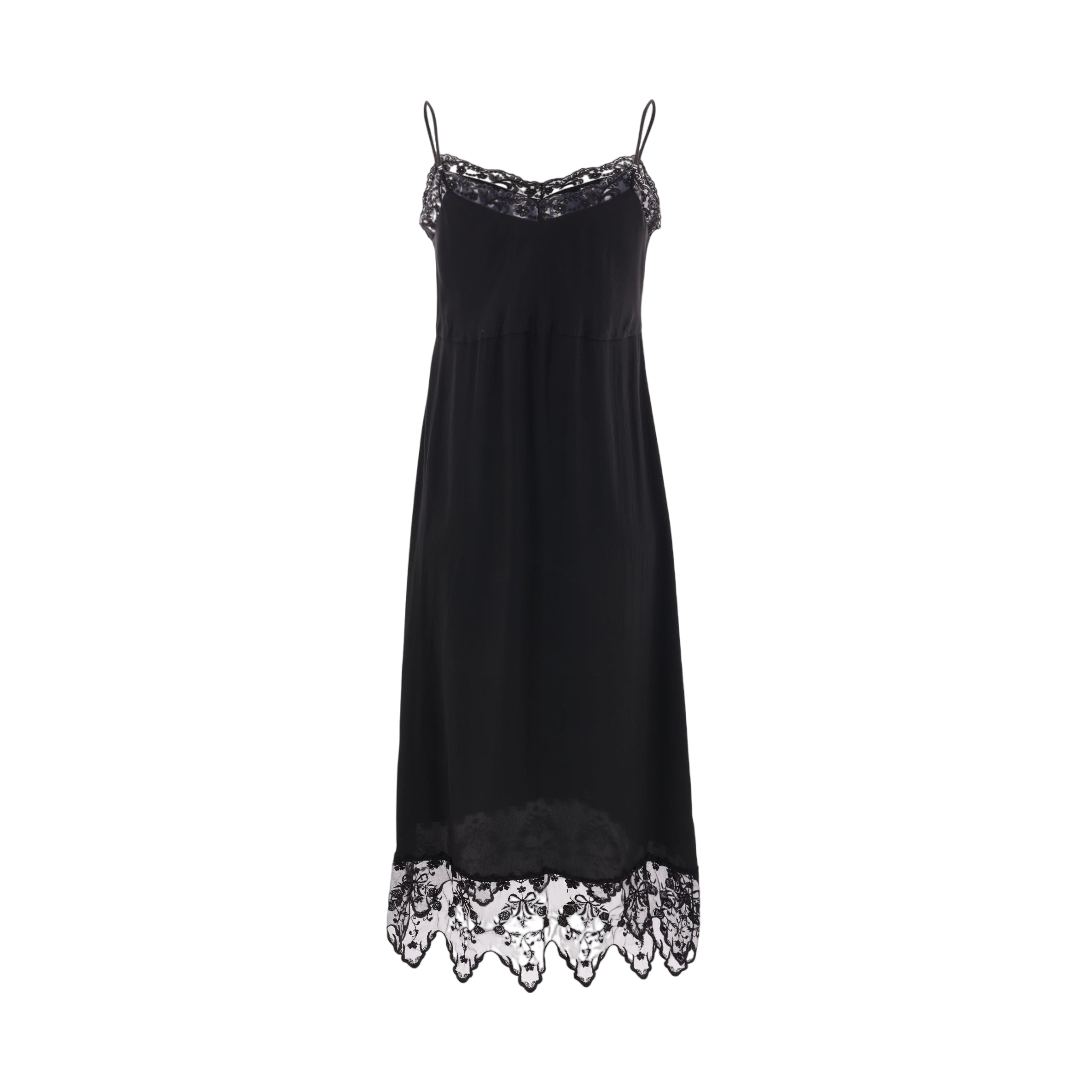 Crepe De Chine Slip Dress-SIMONE ROCHA-JOHN JULIA