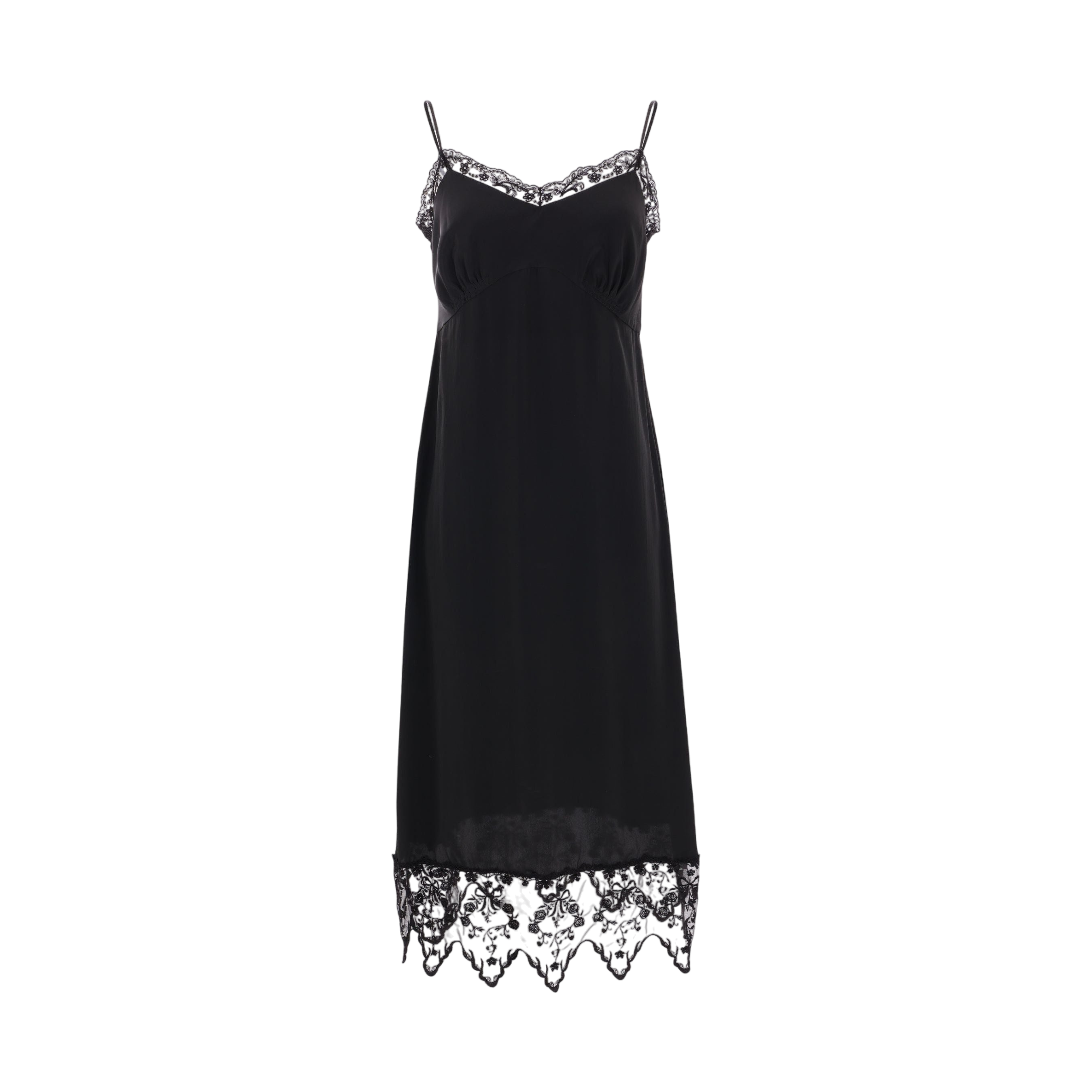 Crepe De Chine Slip Dress-SIMONE ROCHA-JOHN JULIA