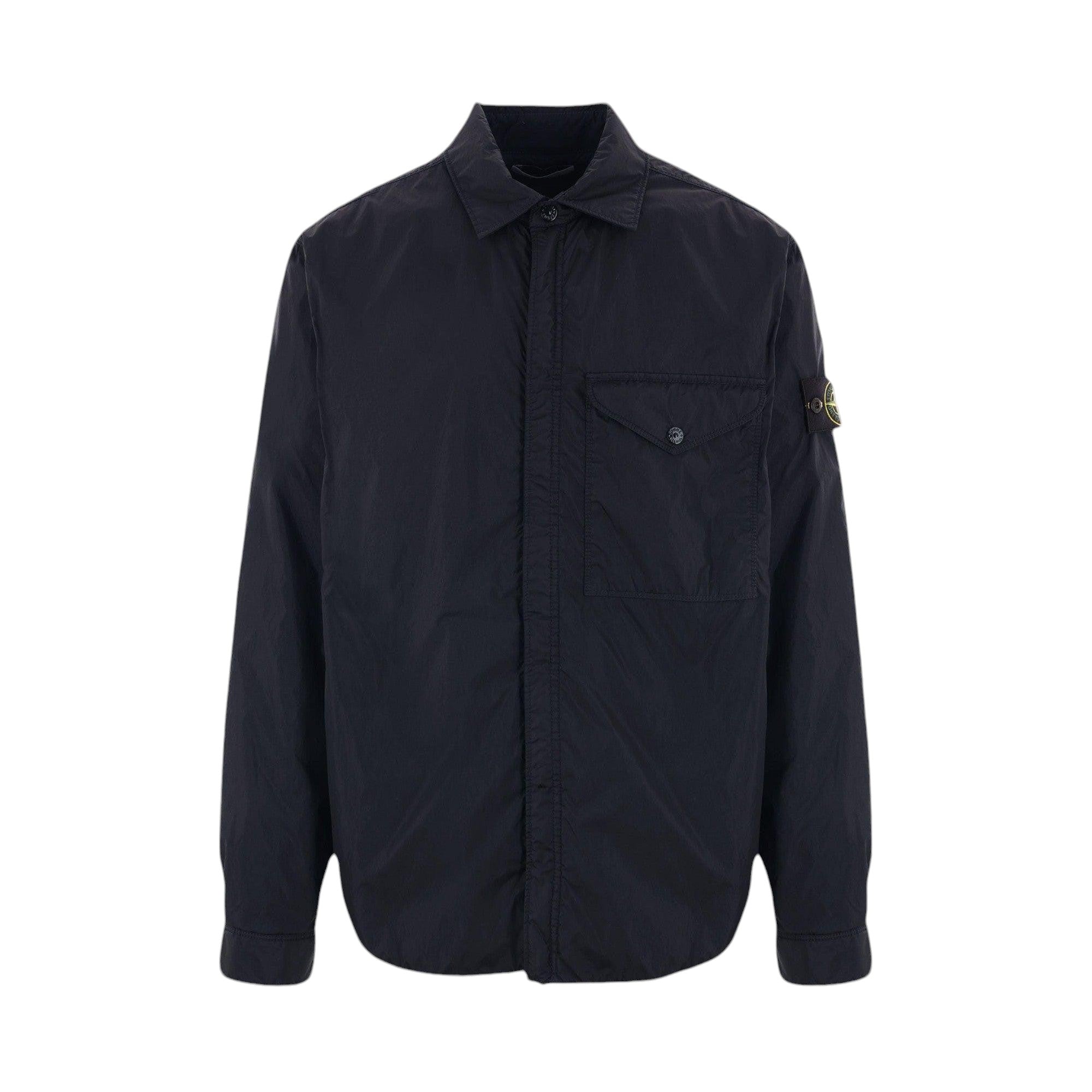 Crinkle Reps Padded Overshirt-STONE ISLAND-JOHN JULIA