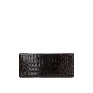 Crocodile-embossed Leather Clutch-TOM FORD-JOHN JULIA