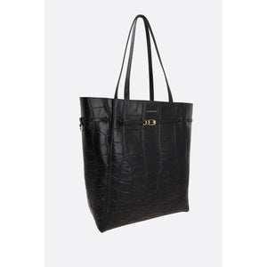 Crocodile-embossed Voyou Medium Tote-GIVENCHY-JOHN JULIA