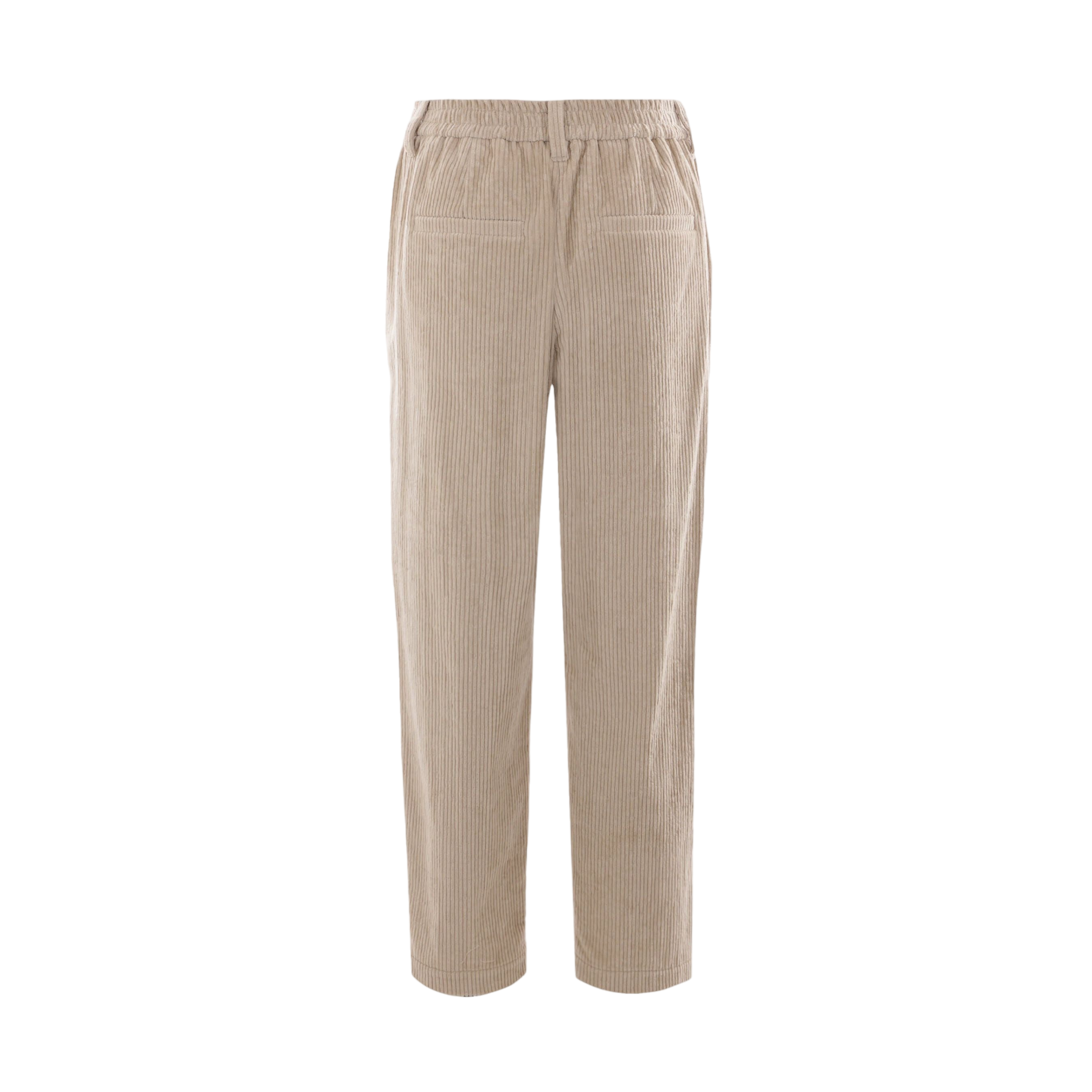 Cropped Baggy Corduroy Trousers-BRUNELLO CUCINELLI-JOHN JULIA