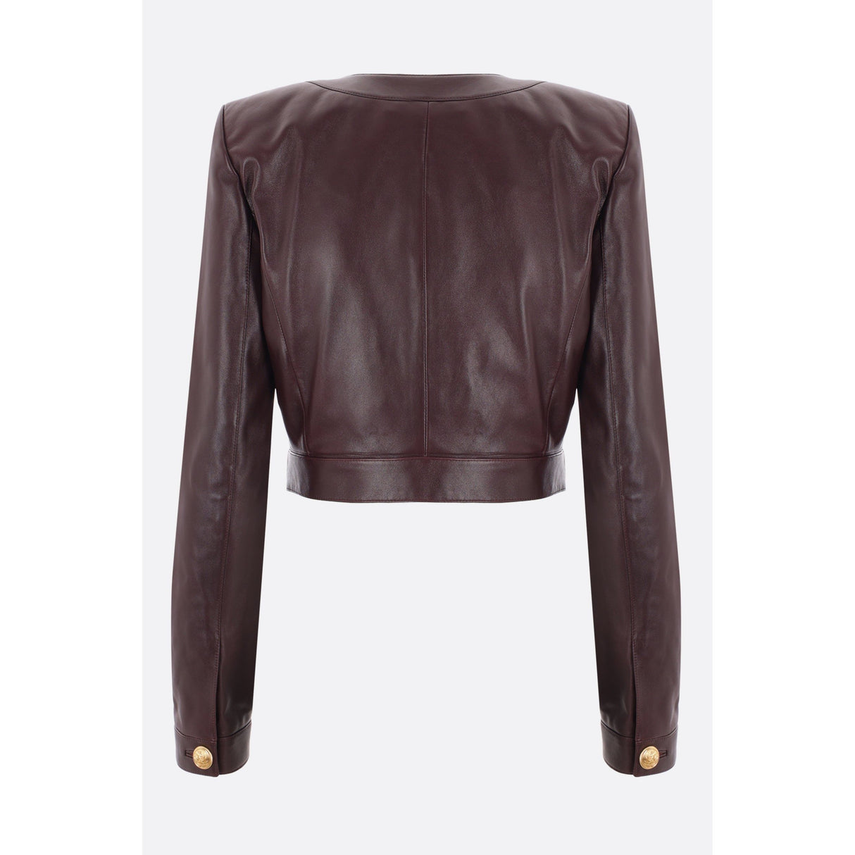 Cropped Chasseur Jacket In Leather-CHLOÉ-JOHN JULIA