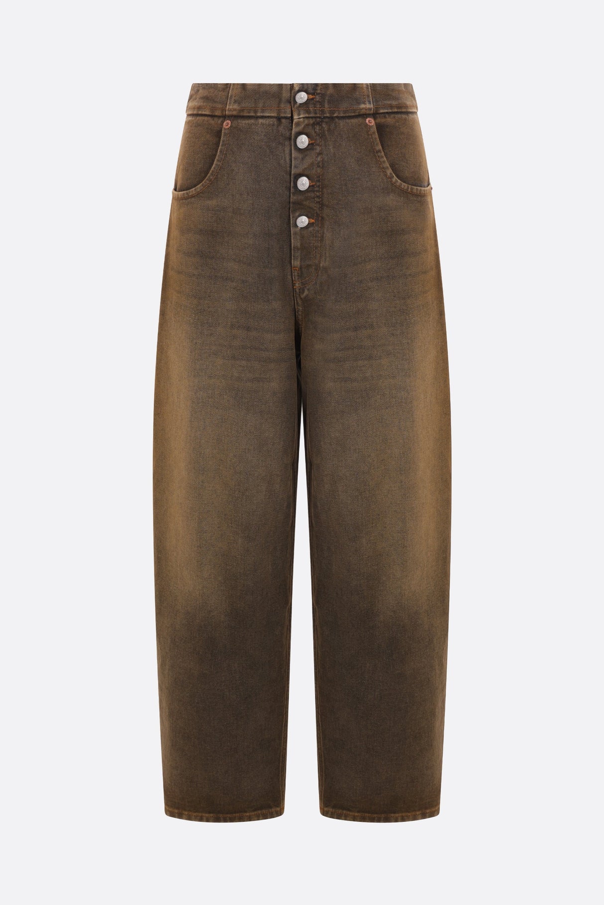 Cropped Denim Jeans-MM6 MAISON MARGIELA-JOHN JULIA