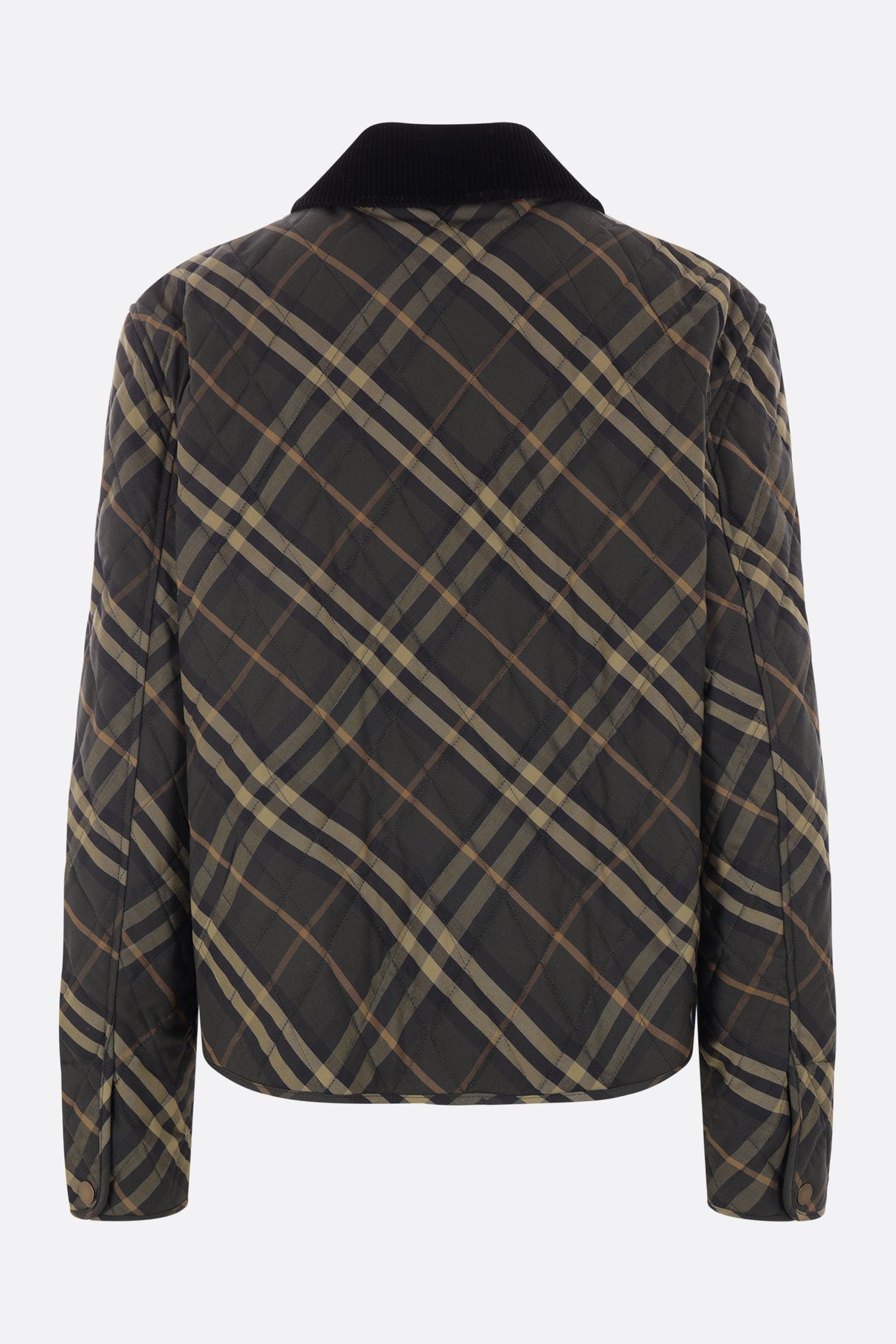 Cropped Quilted Barn Jacket-BURBERRY-JOHN JULIA