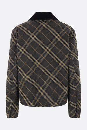 Cropped Quilted Barn Jacket-BURBERRY-JOHN JULIA