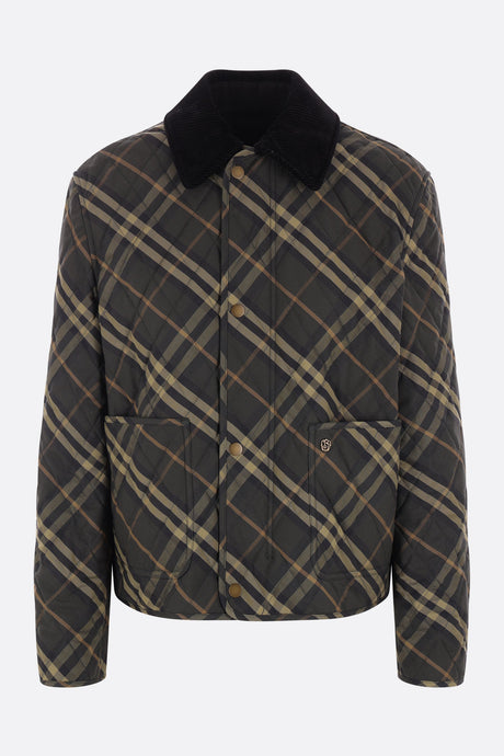 BURBERRY-Cropped Quilted Barn Jacket-JOHN JULIA