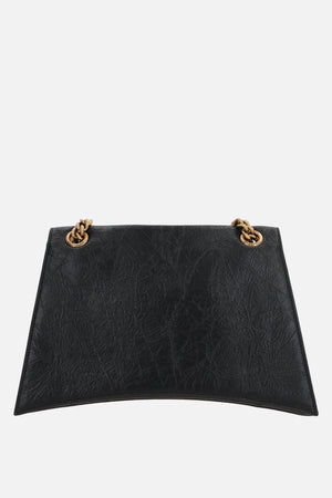 Crush Medium Leather Shoulder Bag-BALENCIAGA-JOHN JULIA