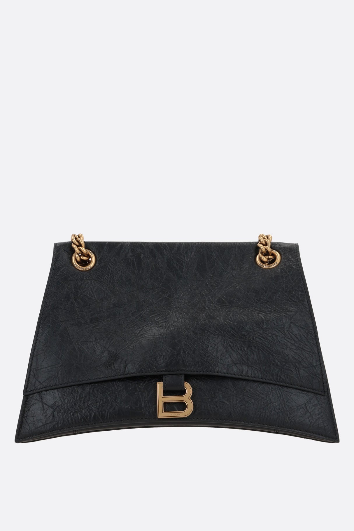 Crush Medium Leather Shoulder Bag-BALENCIAGA-JOHN JULIA